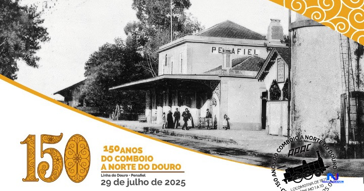 Recriação da viagem inaugural liga estações com momentos culturais e homenagem final em Penafiel